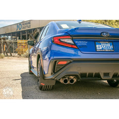 RokBlokz Original Rally Mud Flaps Blue Flaps w/ White Logo Subaru WRX 22-24 | S-VB-O-DBL/WHT