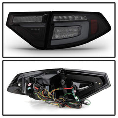 Spyder LED Tail Lights Sequential Black Smoke Subaru WRX Hatch 08-14 / STI Hatch 08-14 | 5086747