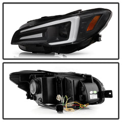 Spyder Signature Halogen Model Projector Headlights Black Subaru WRX 15-21 / STI 15-21 | 5088086