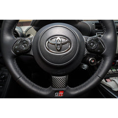 Sticker Fab Steering Wheel Controls + Lower Spoke 3D Carbon Overlays Subaru BRZ 2022+ / Toyota GR86 2022-2025