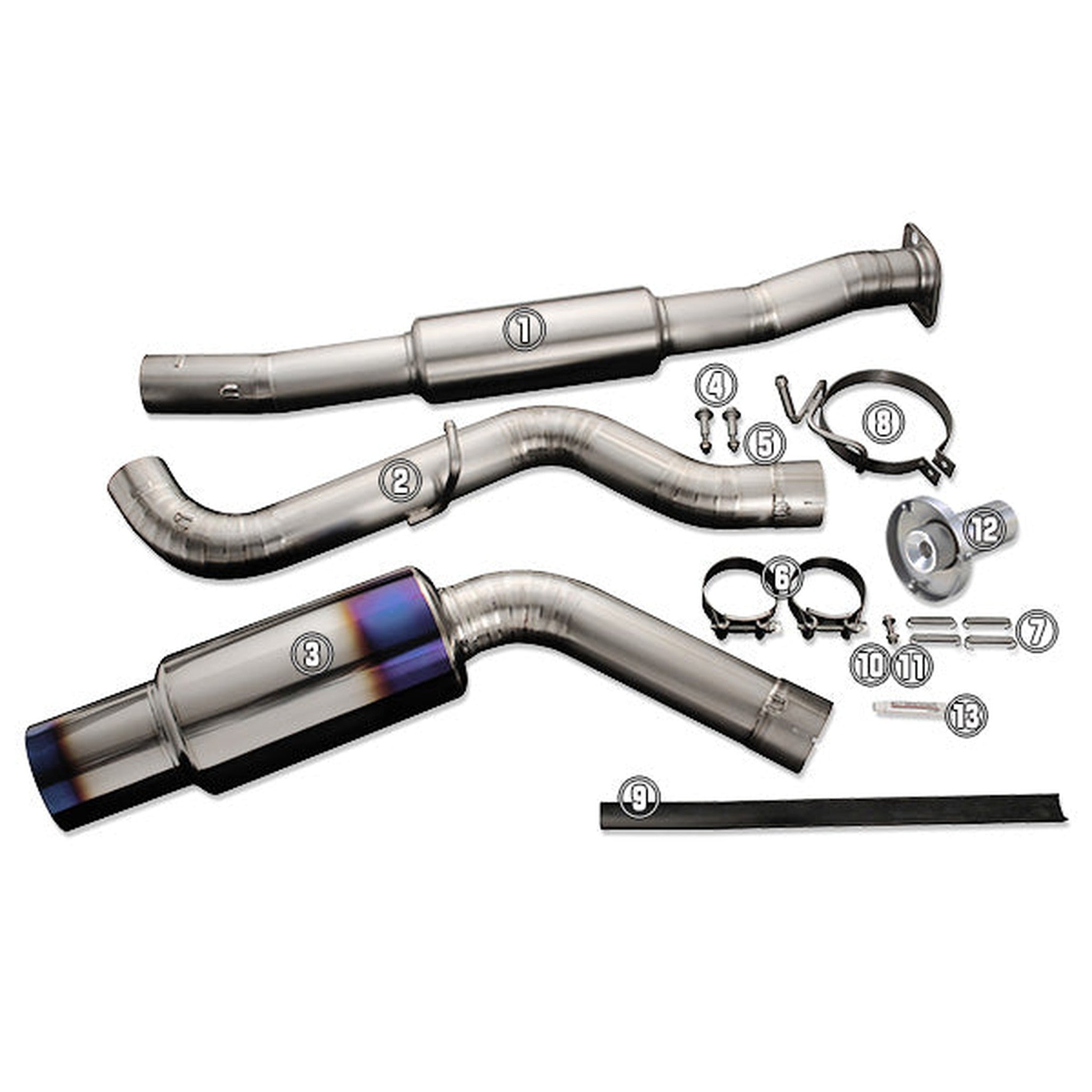 Tomei EXPREME Titanium Exhaust System 2008-2014 Subaru WRX STI JDM | TB6090-SB01C