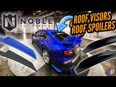 Noble Roof Spoiler V2 Carbon Fiber Subaru WRX 2022-2024