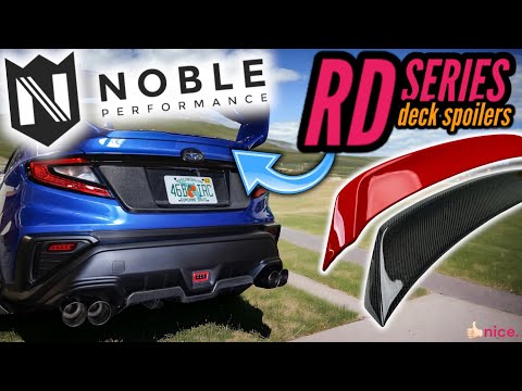 Noble RD2 Style Duckbill Rear Spoiler Carbon Fiber Subaru WRX 2022-2025