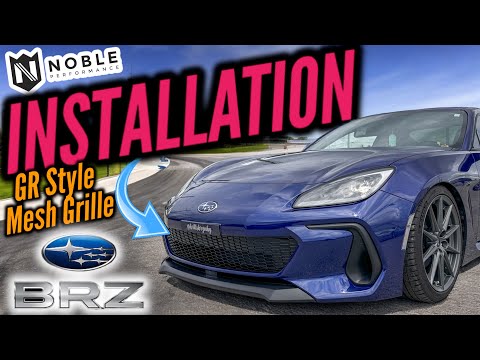 Noble GR Style Mesh Grille Gloss Black - 2022-2025 BRZ