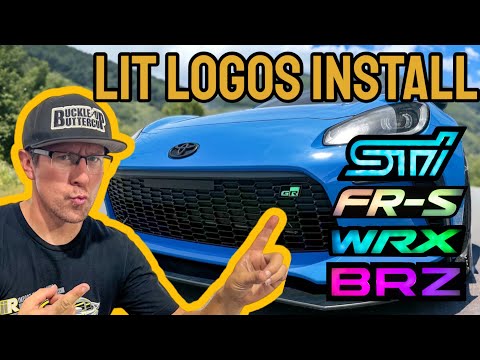 Lit Logos LED BRZ Badge Subaru BRZ 2013-2024