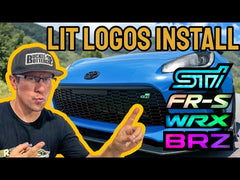 Lit Logos LED BRZ Badge Subaru BRZ 2013-2024