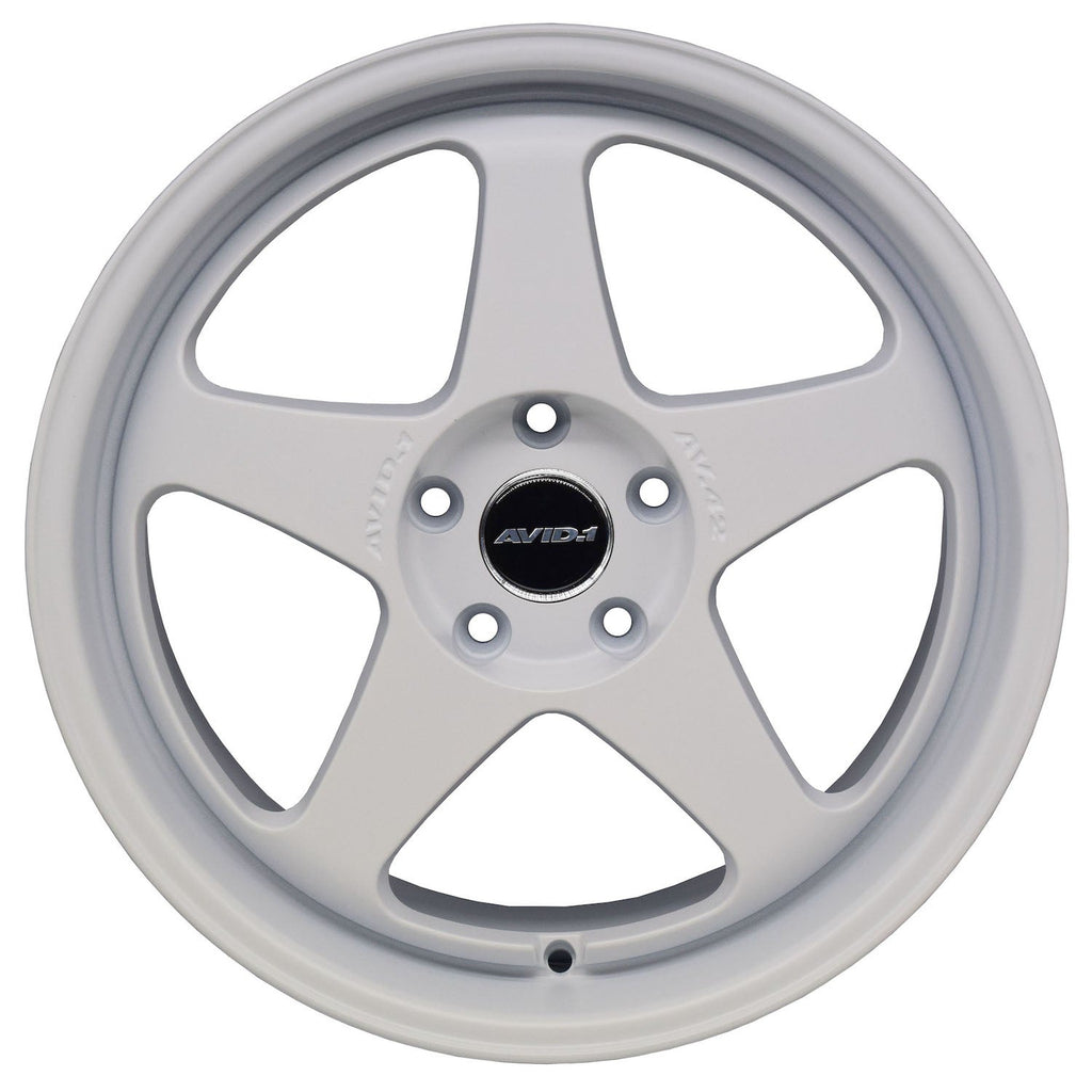 AVID.1 AV-42 18x8.5 +35 5x114.3 Matte White Wheel | AV4218855H35WH – Import  Image Racing