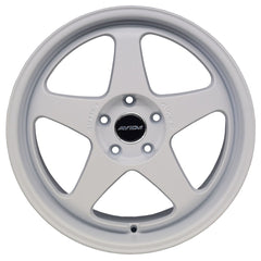 AVID.1 AV-42 18x9.5 +35 5x114.3 Matte White Wheel | AV4218955H35WH