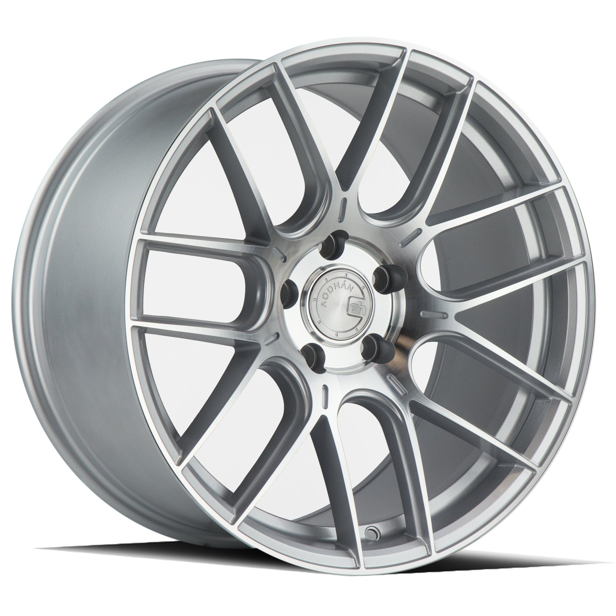 AodHan AH-X Gloss Silver Machined Face Wheel 18x9.5 35mm 5x112