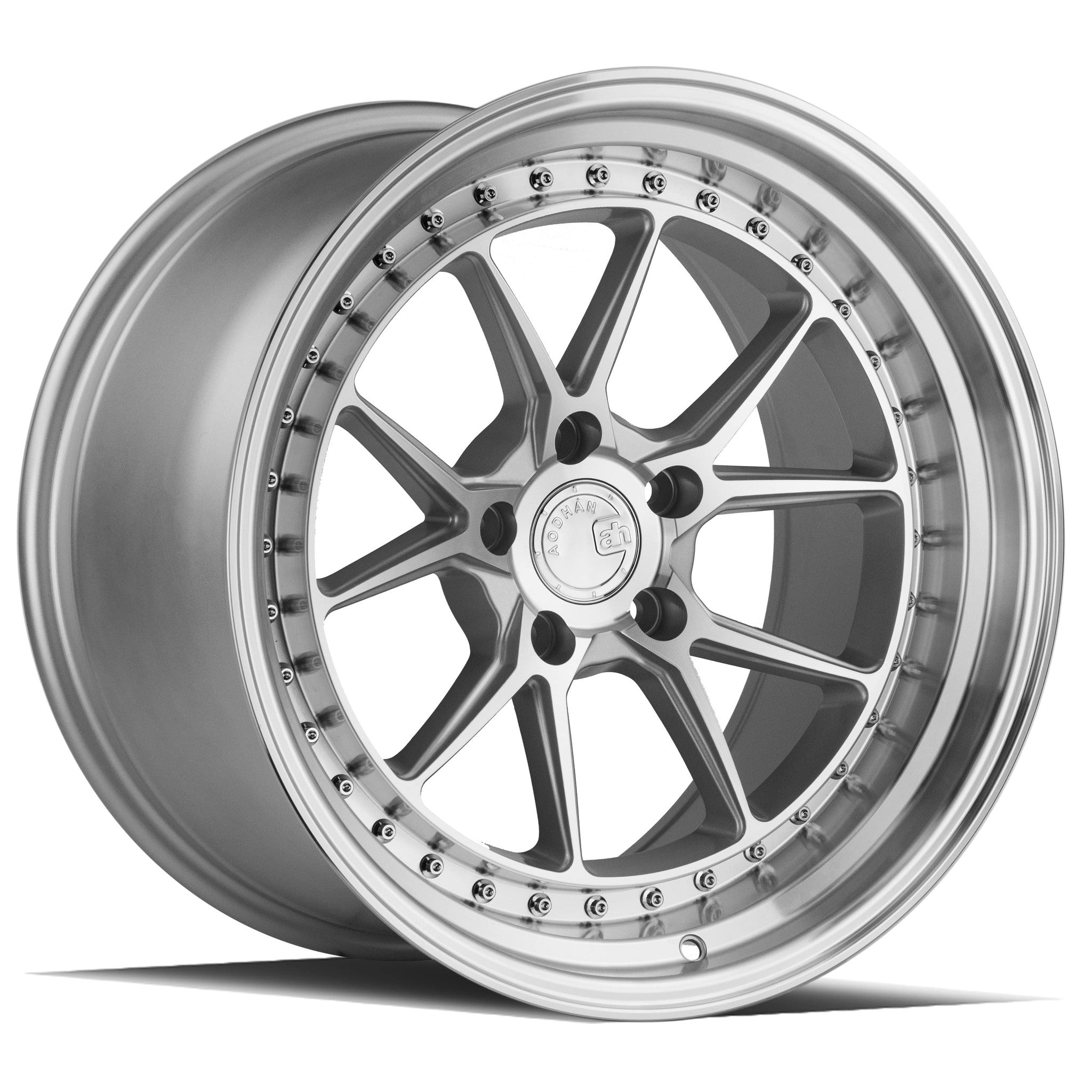 AodHan DS08 Silver w/Machined Face Wheel 18x8.5 35mm 5x100