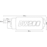 DeatschWerks DW200 Fuel Pump Scion TC 2005-2010