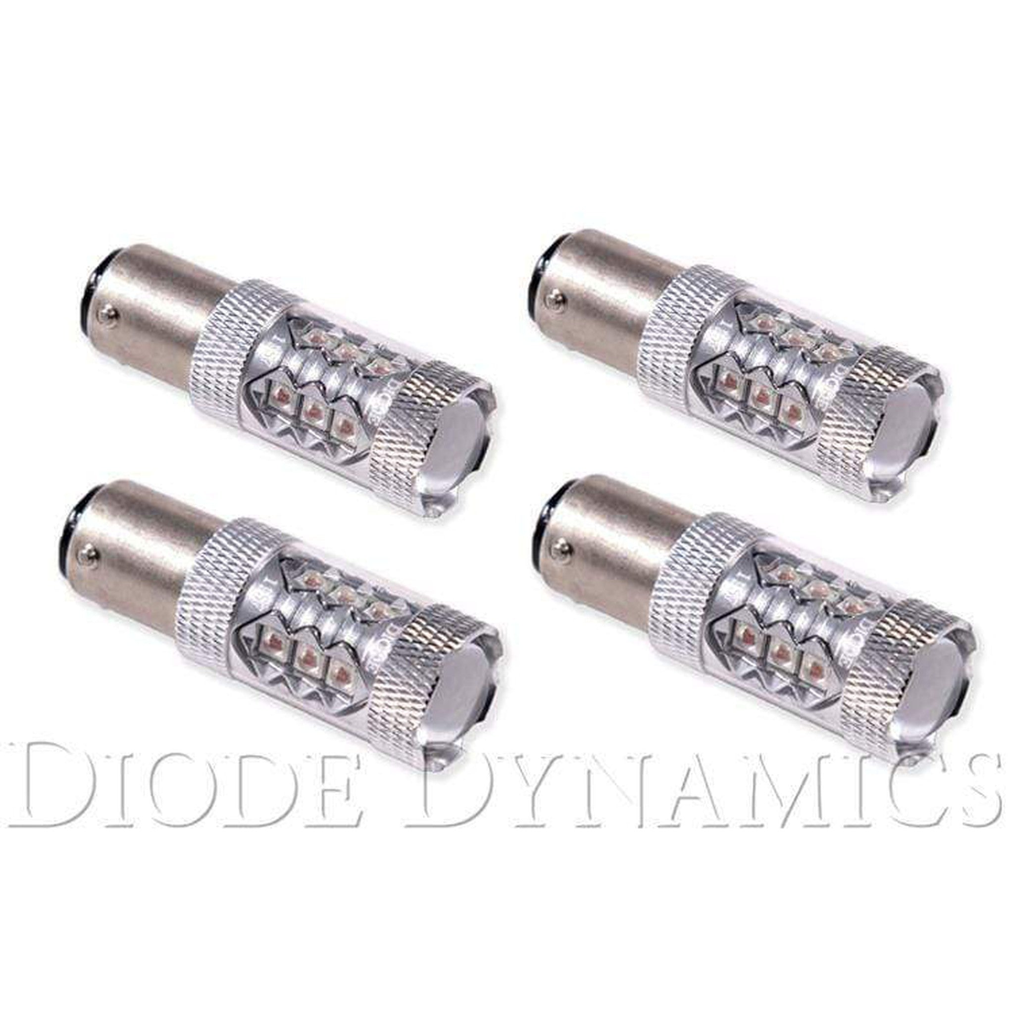 Diode Dynamics 1157 LED Bulb XP80 LED Red Four