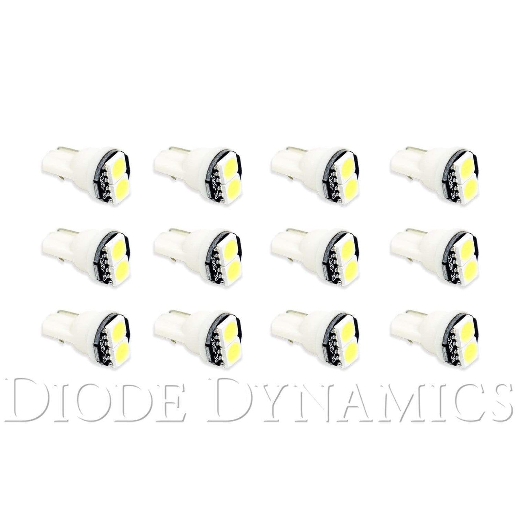 Diode Dynamics 194 LED Bulb SMD2 LED Cool White Set of 12