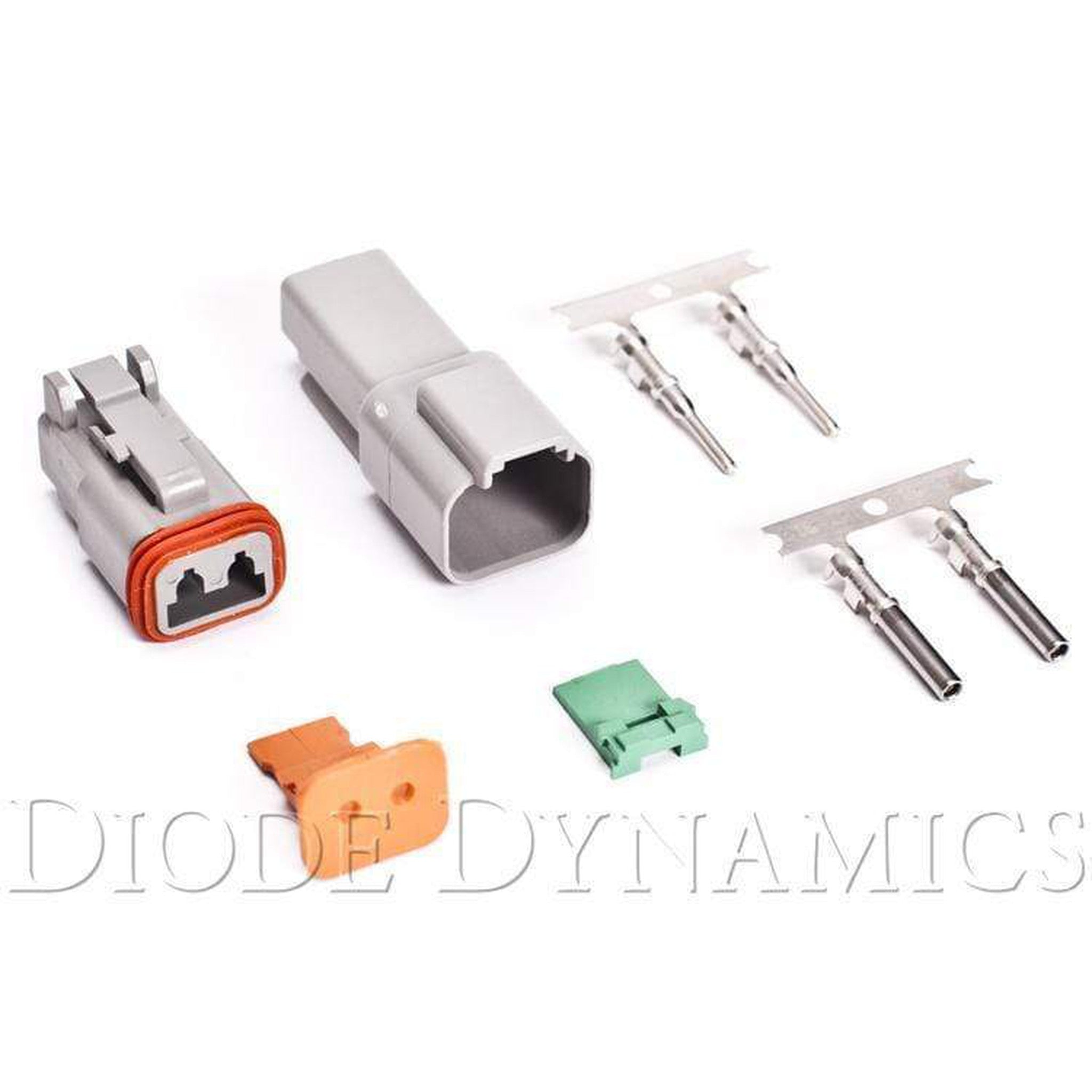 Diode Dynamics Deutsch Connector Kit 2-Pin 16-22 Gauge