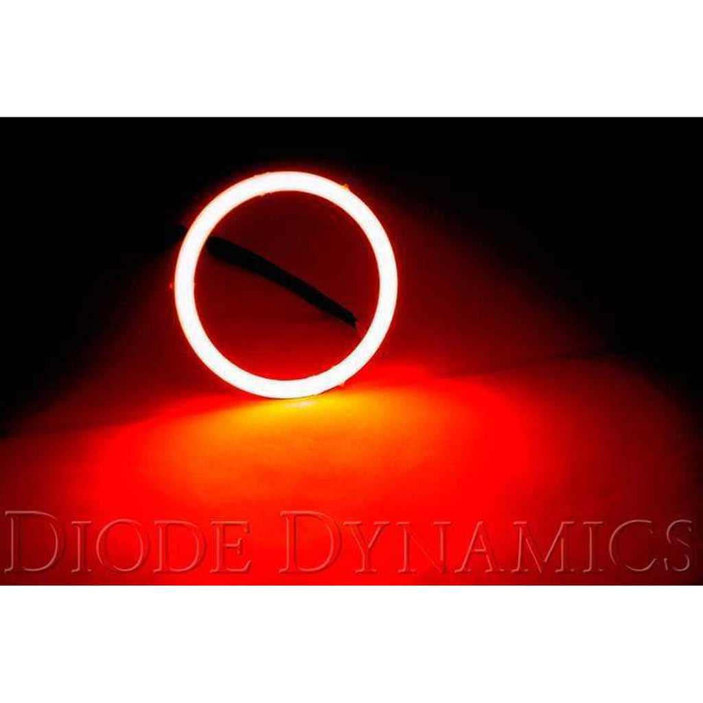 Diode Dynamics Halo Lights LED 90mm Red Single Import Image Racing