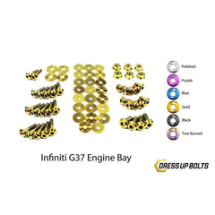 Dress Up Bolts Infiniti G37 Coupe and Sedan (2008-2013) V36 Titanium Engine Bay Kit