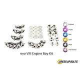 Dress Up Bolts Mitsubishi Evo 8 Evo VIII (2003-2005) Titanium Engine Bay Kit