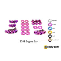 Dress Up Bolts Nissan 370Z (2009-2019) Z34 Titanium Engine Bay Kit