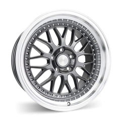 ESR 18x10.5 5x114.3 +22 73.1 Gunmetal Machine Lip SR01 Wheel