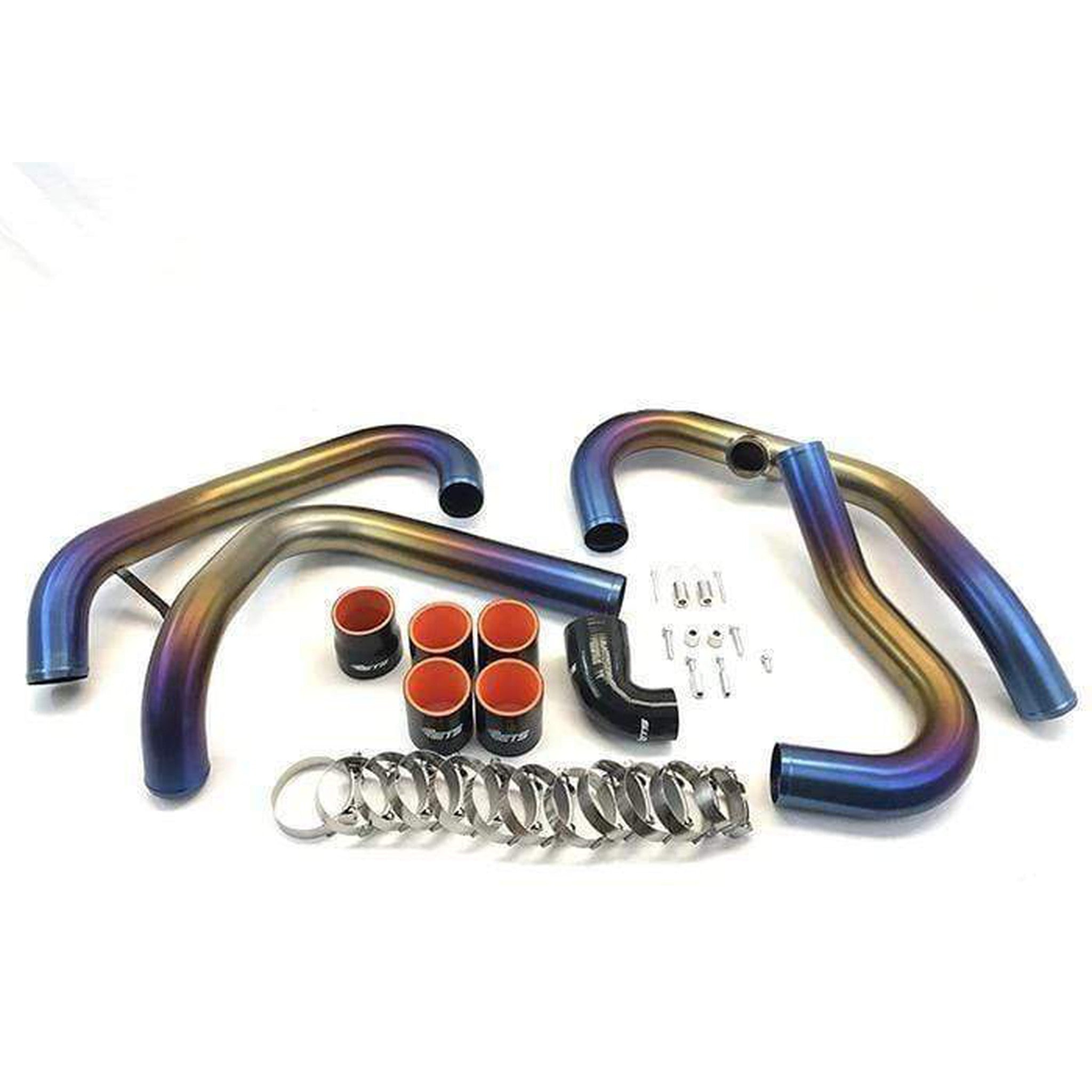 ETS Burnt Titanium Front Mount Intercooler Piping Kit Subaru STI 2015-2021