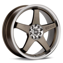 Enkei EV5 17x7 5x100/114.3 45 Diameter Matte Bronze w/ Machined Lip | 446-770-0245ZP