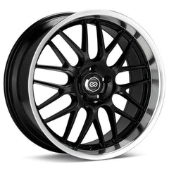 Enkei Lusso 18x7.5 42 5x114.3  Black w/ Machined Lip | 469-875-6542BK