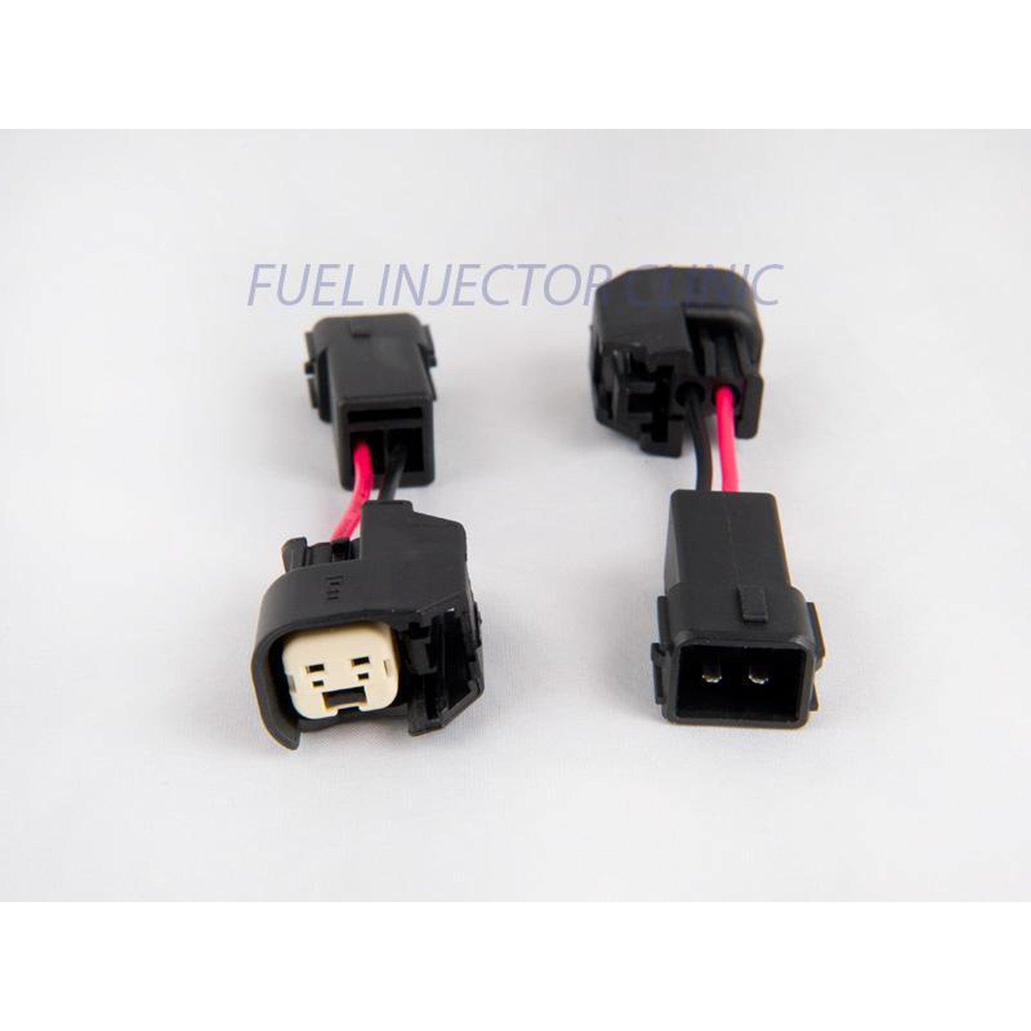 Fuel Injector Clinic Set of 6 US Car/EV6 (female) to Honda OBD2 (male) injector plug adaptors