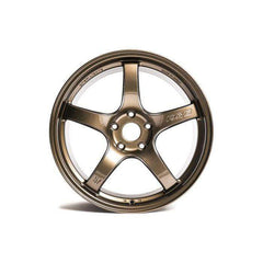 Gram Lights 57CR 18x9.5 +38 5x114.3 Almite Gold Wheel | WGCRX38EAGP