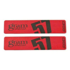 Gram Lights 57DR/57CR Spoke Sticker Red (2 PCS) - Universal