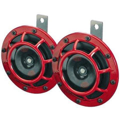 Hella Supertone Horn Kit 12V 300/500HZ - Red | 003399801