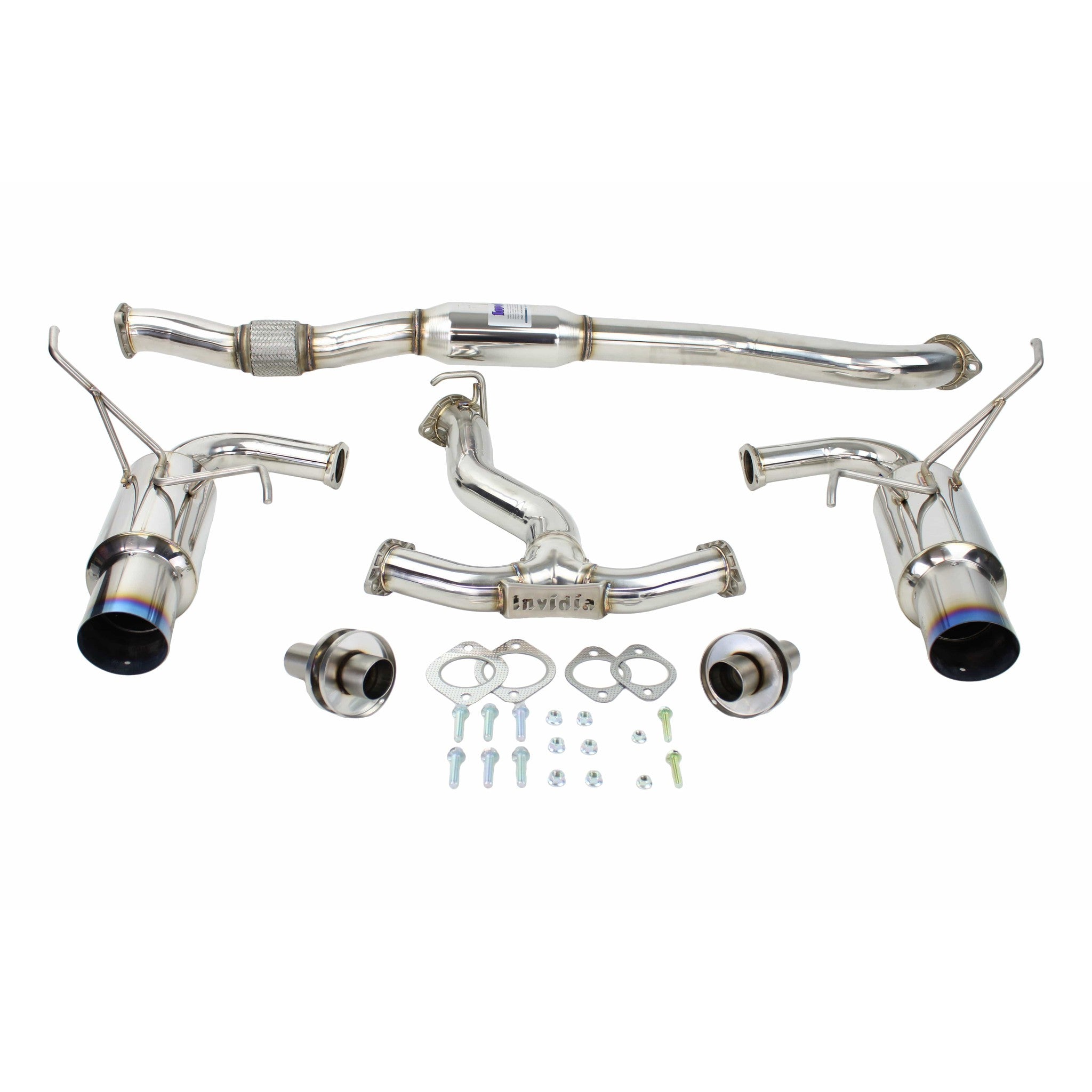 Invidia Dual N1 Titanium Tip CatBack Exhaust Subaru WRX / STI Sedan 2008-2014 | HS11STIGTT