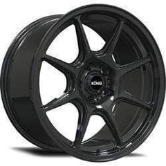 Konig 102B Lockout Gloss Black Wheel 17X8 5X100 +38mm 73.10HB