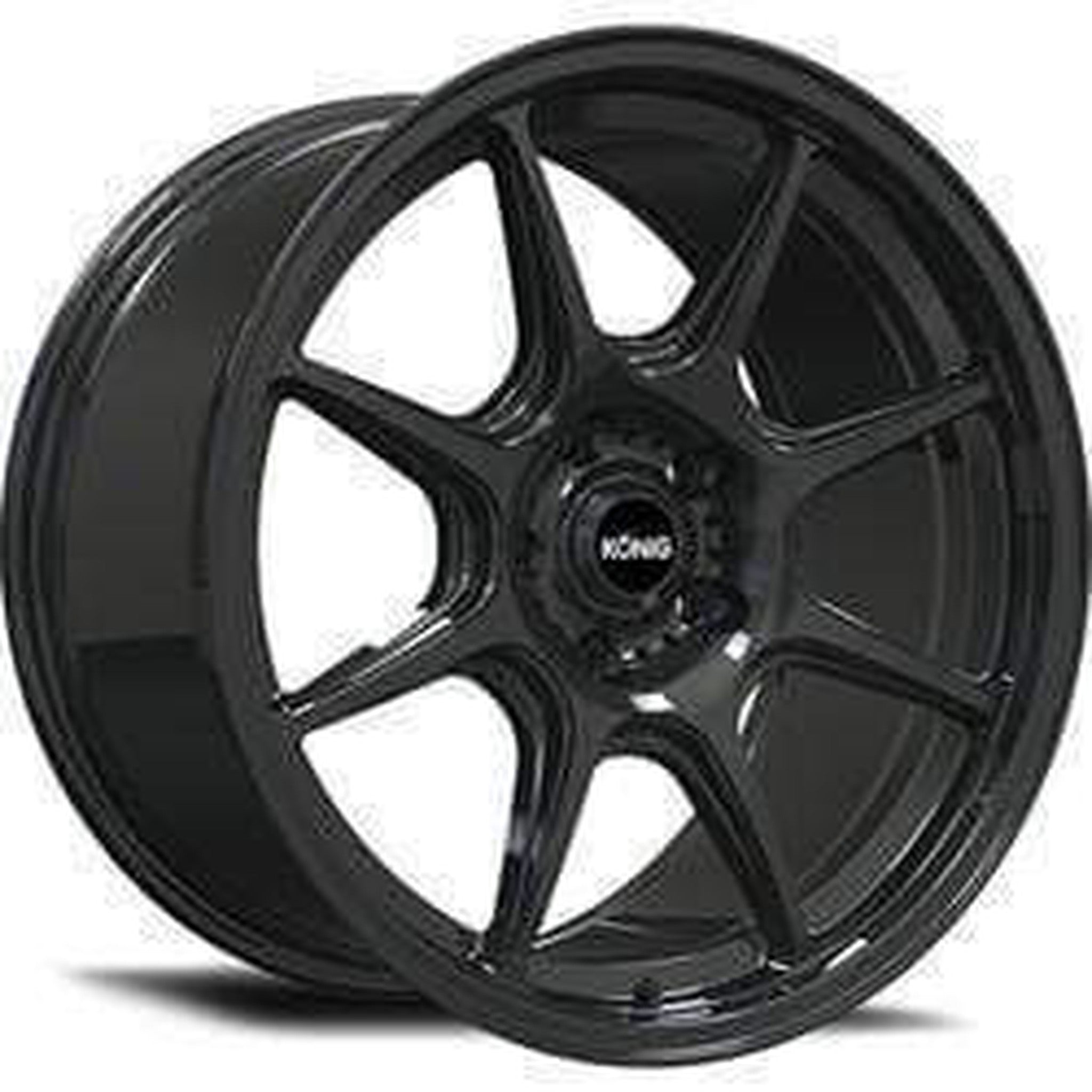 Konig 102B Lockout Gloss Black Wheel 18X8.5 5X120 +35mm 72.60HB