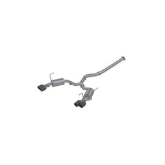 MBRP Street Cat Back Exhaust 3in Dual Split Rear Exit w/ 3.5" CF Tips T304 Subaru WRX / STI 2015-2021