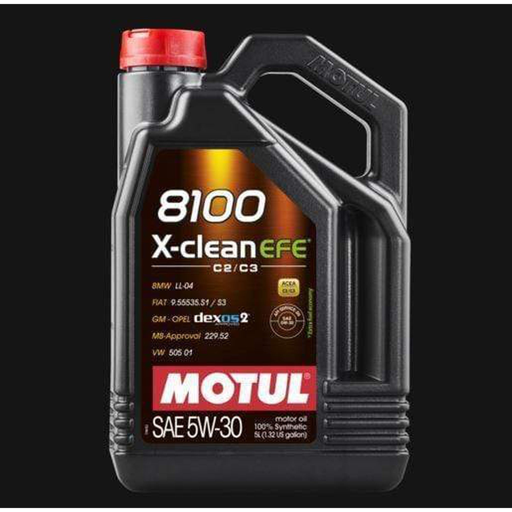 Motul 20L Synthetic Engine Oil 8100 5W30 X-Clean EFE