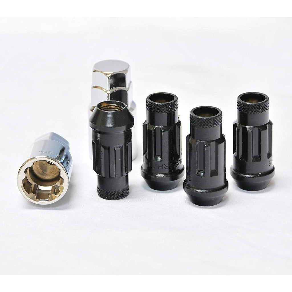 Muteki SR48 Open End Locking Lug Nut 12x1.25 48mm Set of 4 – Import Image  Racing