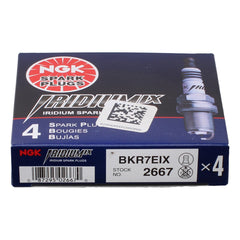 NGK (BKR7EIX) 1 Step Colder Iridium Spark Plugs Subaru WRX 2002-2005 (Qty 4) | 2667