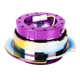 NRG Quick Release Kit Gen 2.5 Purple w/ Neochrome Ring | SRK-250PP/MC