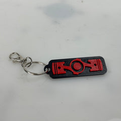 PRINT3D FLAT 4 Logo KeyChain P3D-FLAT4KEY-3D