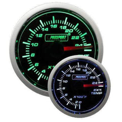 Prosport Performance 52mm EGT Gauge - Green/White