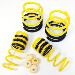 Racecomp Engineering Yellow Lowering Springs Subaru STI 2015-2021