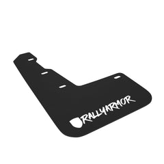 Rally Armor Black Mud Flap White Logo (Altered Font) Subaru WRX / STI Sedan 2015-2021