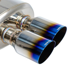 Remark Sports Touring Cat Back Exhaust Burnt Tips Non-Resonated Subaru WRX / STI 2015-2021 | RK-C4076S-01T