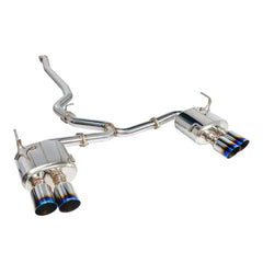 Remark Sports Touring Cat Back Exhaust Burnt Tips Non-Resonated Subaru WRX / STI 2015-2021 | RK-C4076S-01T