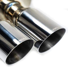 Remark Sports Touring Cat Back Exhaust Stainless Tips Resonated Subaru WRX / STI 2015-2021 | RK-C4076S-01C