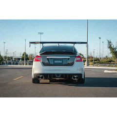 Remark WRX / STI 2015-2021 Muffler Axleback Exhaust Burnt Stainless Double Wall 3.5in Tips Subaru | RO-TTVA-DM