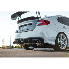 Remark WRX / STI 2015-2021 Muffler Axleback Exhaust Burnt Stainless Double Wall 3.5in Tips Subaru | RO-TTVA-DM