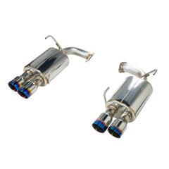 Remark WRX / STI 2015-2021 Muffler Axleback Exhaust Burnt Stainless Double Wall 3.5in Tips Subaru | RO-TTVA-DM