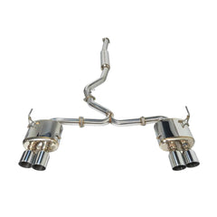 Remark WRX / STI 2015-2021 Sports Touring Cat Back Exhaust Stainless Tips Non-Resonated Subaru | RK-C4076S-01