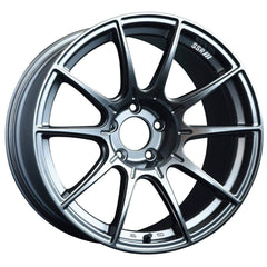 SSR GTX01 17x9 5x100 38mm Offset Dark Silver Wheel